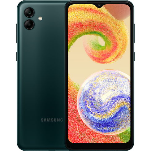 Смартфон Samsung Galaxy A04 3/32 ГБ, 2 SIM, зеленый