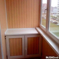 Установка шкафов на балкон
