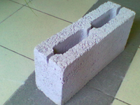 Блоки строительные перегородочные